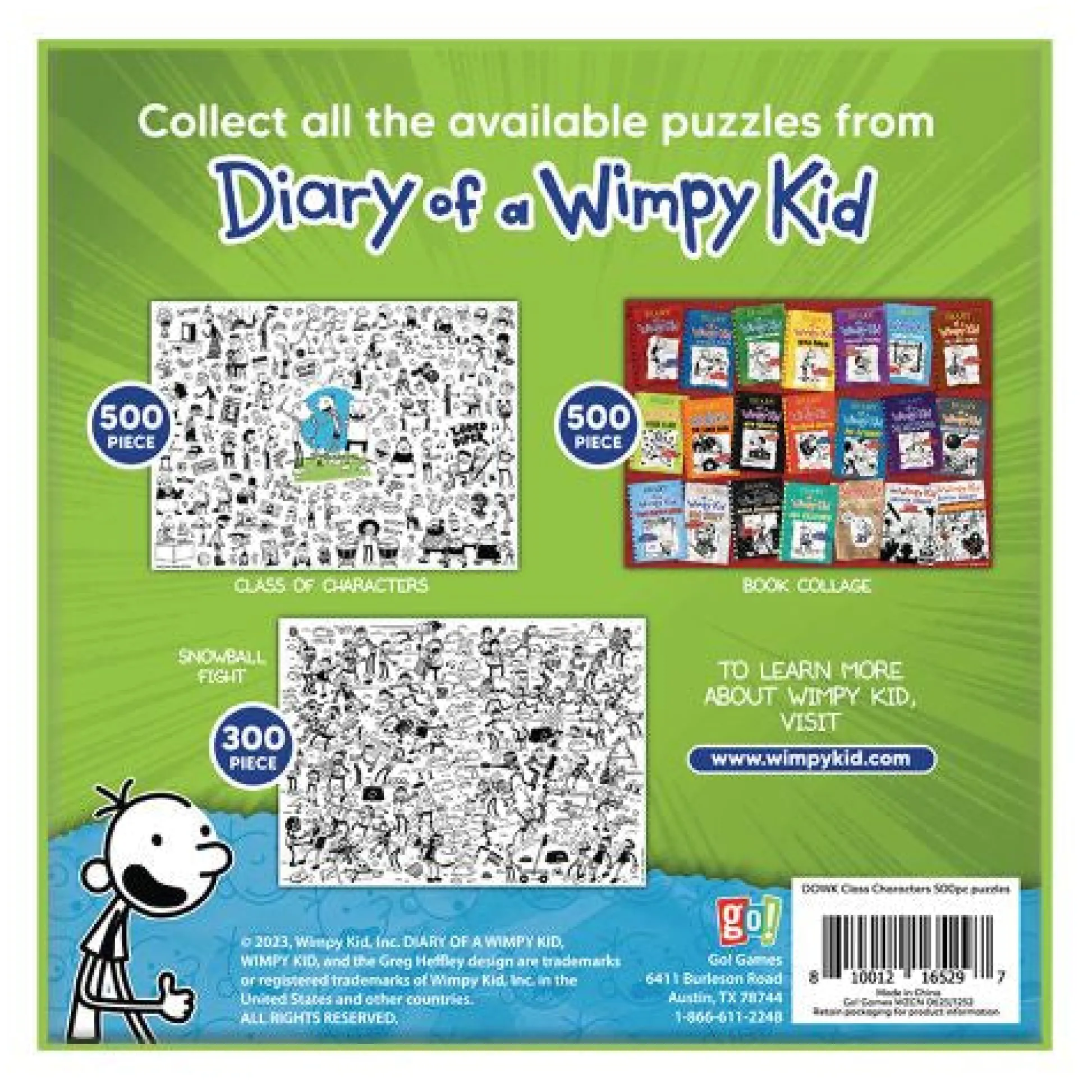 Calendar Holdings, LLC Diary of a Wimpy Kid Class Characters Jigsaw Puzzle - 500 pc* Puzzles