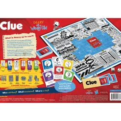 Educators Resource Diary of a Wimpy Kid CLUE Board Game* Board Games|Role-Playing Games