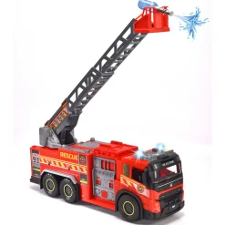 Flat River Group Dickie Toys 22" Volvo FMX Giant Fire Truck, Red - Interactive Rescue Vehicle, Ages 3+* Playsets & Vehicles