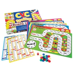 Educators Resource Didax® CVC Spelling Board Game - Early Reading Skills - Vibrant Fun* Role-Playing Games|Board Games
