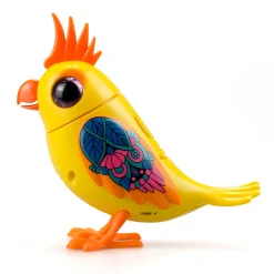 The Distribution Solutions DIGIBIRDS II Interactive Single Cockatoo - Yellow* Social & Emotional Skills|Interactive Dolls & Pets