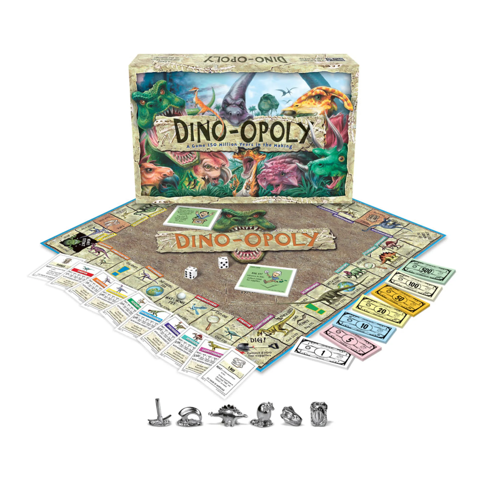 AreYouGame Dino-opoly Prehistoric Dinosaur-Themed Board Game* Board Games|Role-Playing Games
