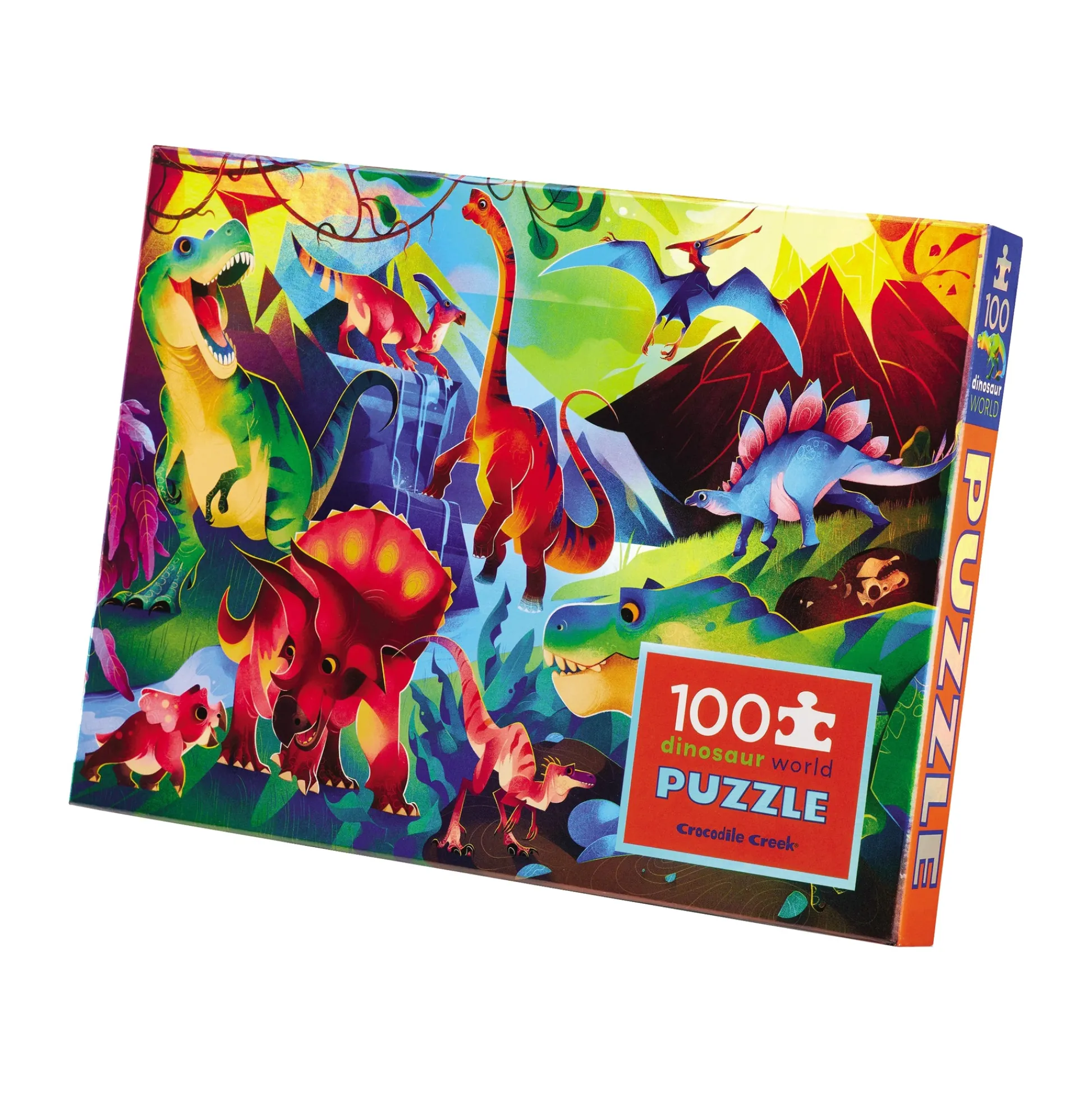 AreYouGame Dinosaur World Holographic Foil Puzzle - 100 pc* Puzzles