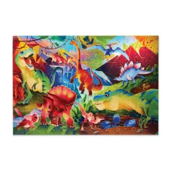 AreYouGame Dinosaur World Holographic Foil Puzzle - 100 pc* Puzzles