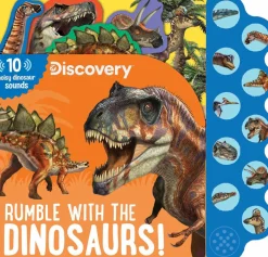 Readerlink Distribution Services Discovery Kids Dinosaur Roar 10-Button Sound Book - Mesozoic Mayhem*Kids Reading, Writing & Speech|Sound Books