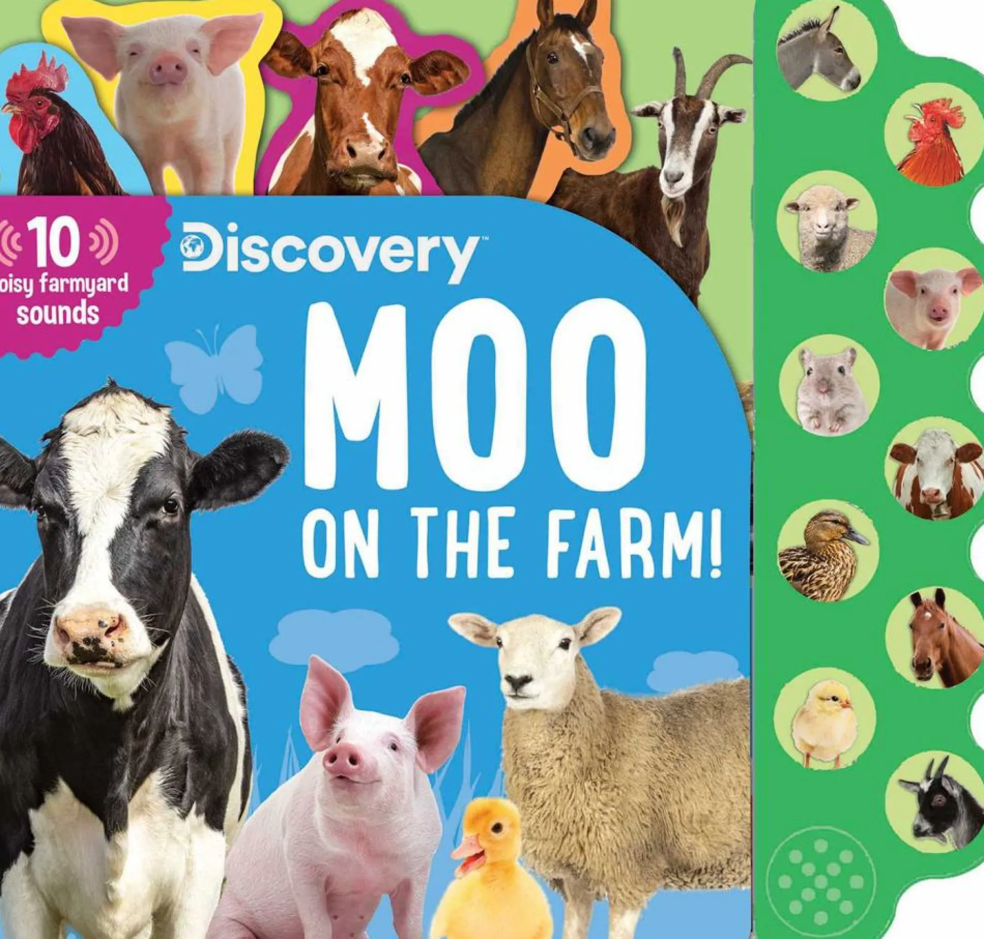 Readerlink Distribution Services Discovery: Moo on the Farm - Interactive Sound Book*Kids Reading, Writing & Speech|Sound Books