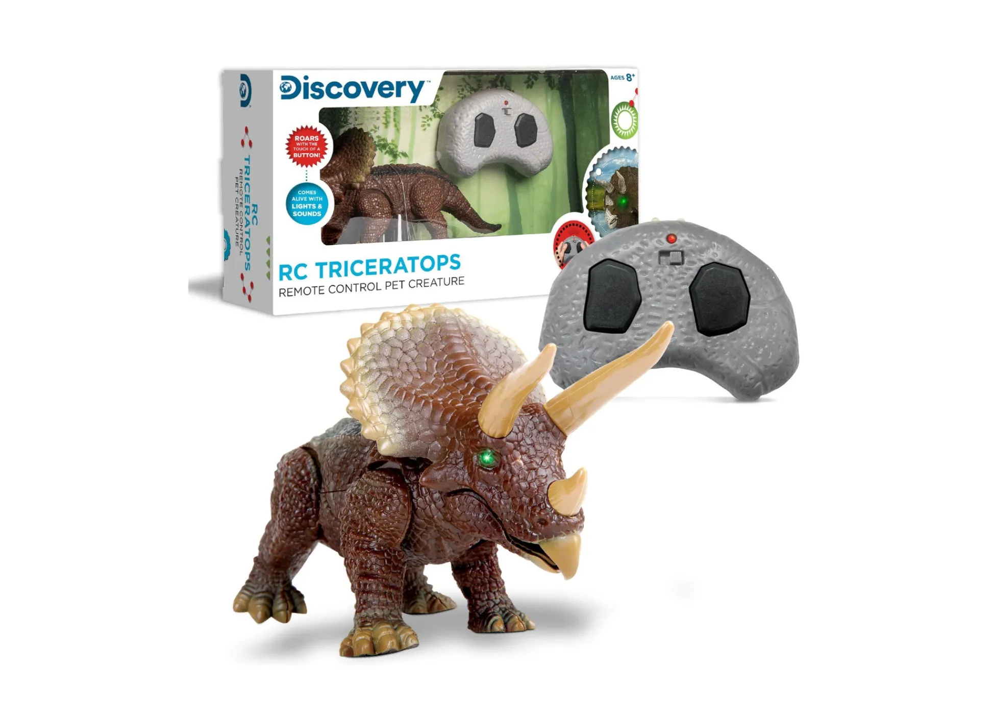 Macy's - Supplier Discovery RC Triceratops Infrared LED Remote Control Dino Toy* Preschool Education Toys & Activities