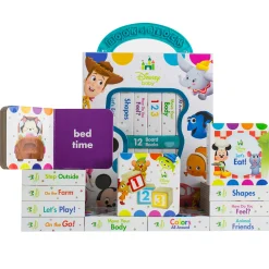 Educators Resource Disney Baby My First Library 12-Book Set with Classic Characters*Kids Kids Books|Boxed Book Sets