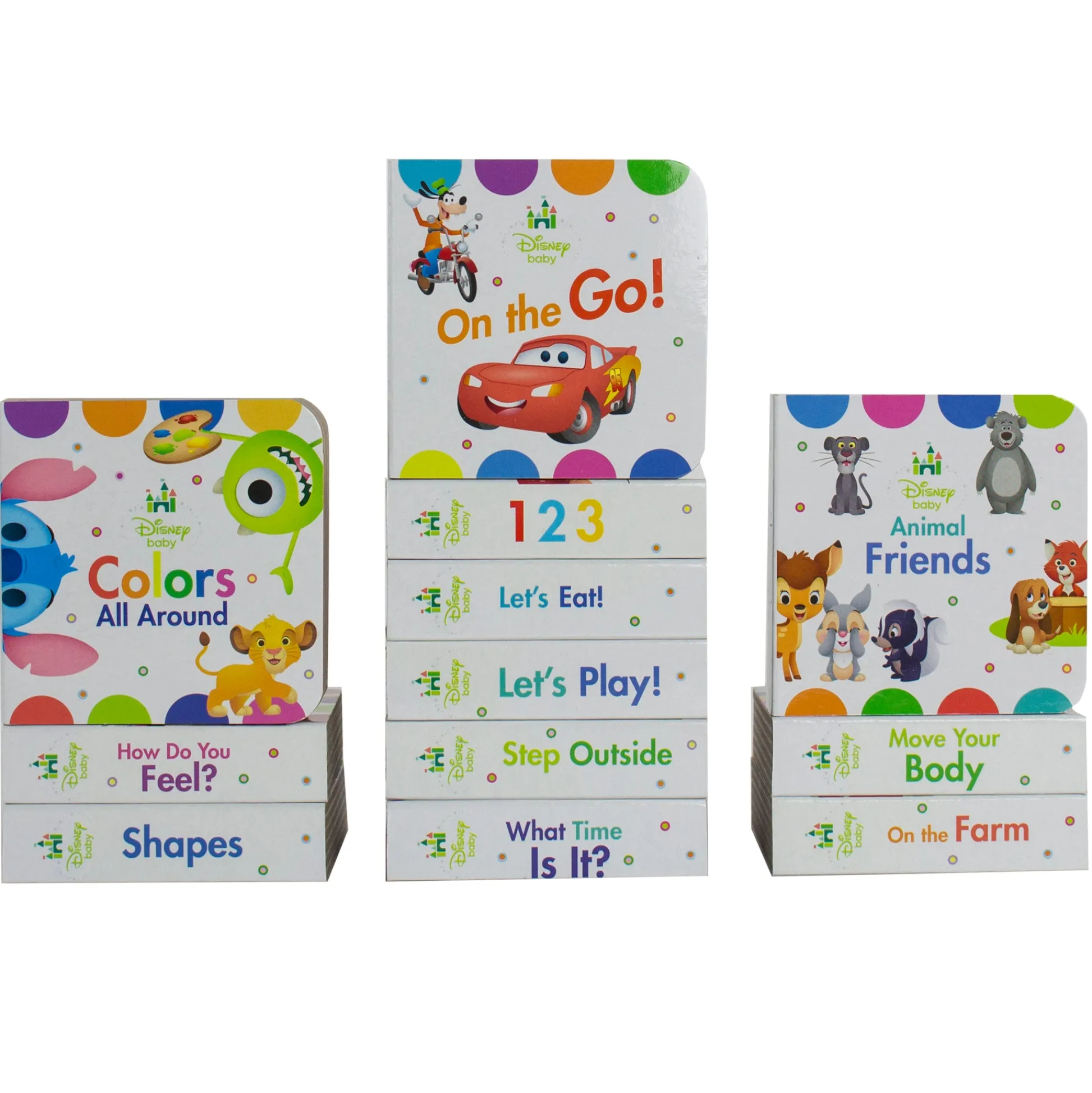 Educators Resource Disney Baby My First Library 12-Book Set with Classic Characters*Kids Kids Books|Boxed Book Sets