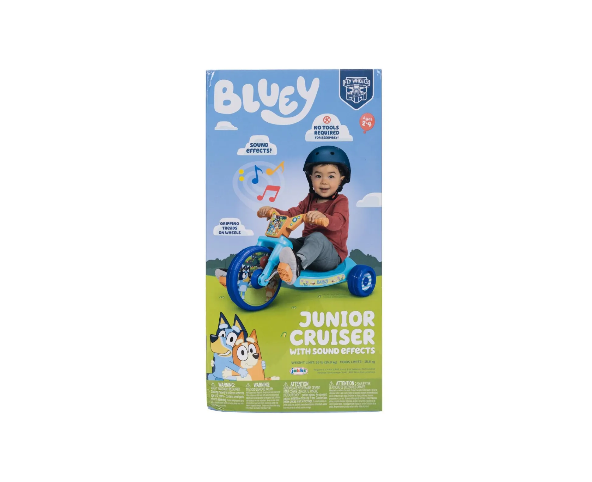 Macy's - Supplier Disney Bluey 10" Fly Wheels Junior Cruiser Ride-On* Preschool Pals|Ride-Ons