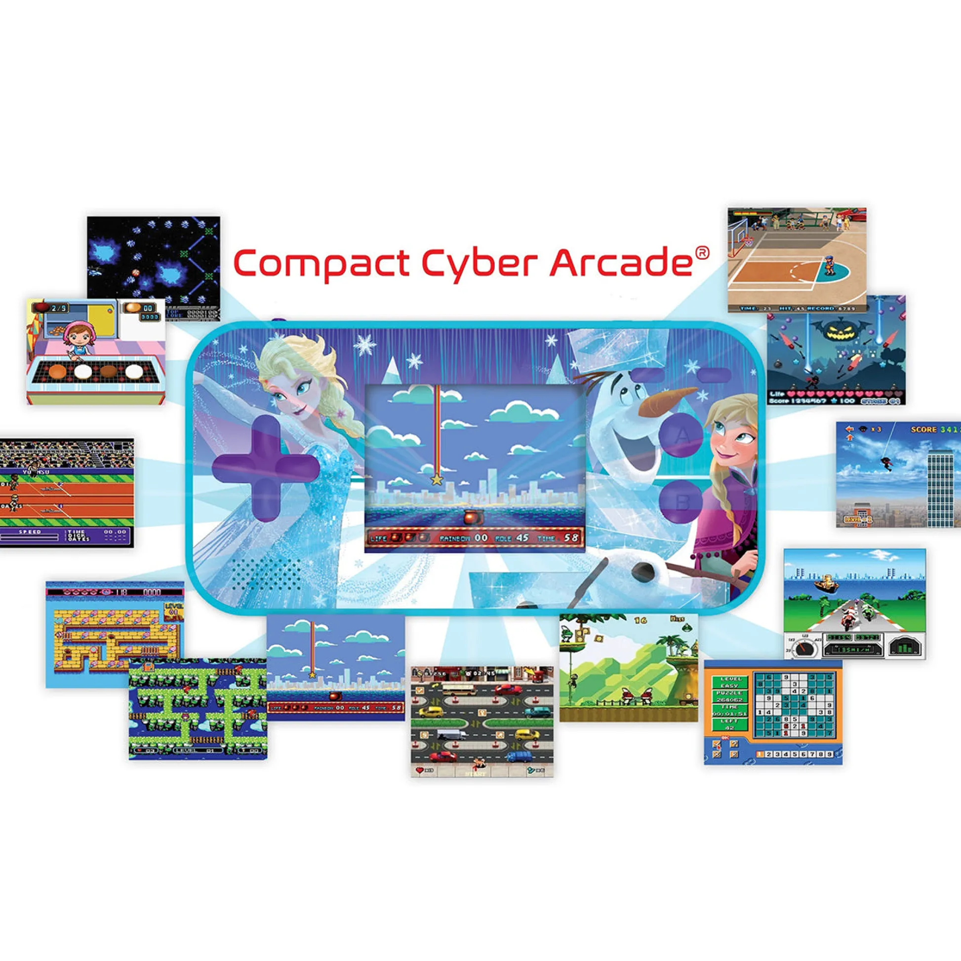Lexibook Disney Frozen Handheld Cyber Arcade with 150 Games* Electronics