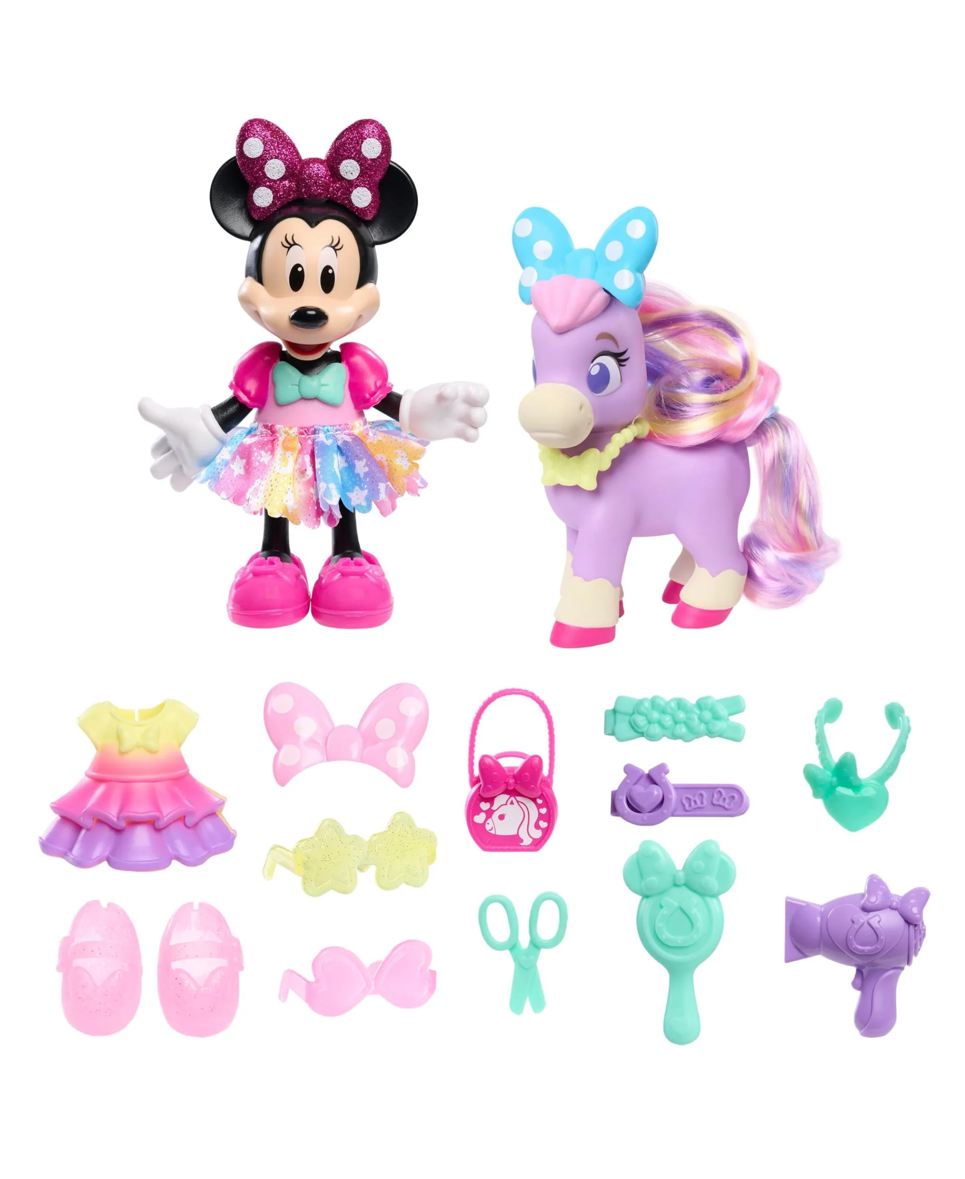Macy's - Supplier Disney Junior Minnie Mouse Groom Glam Pony Playset* Stuffed Animals & Plush Toys