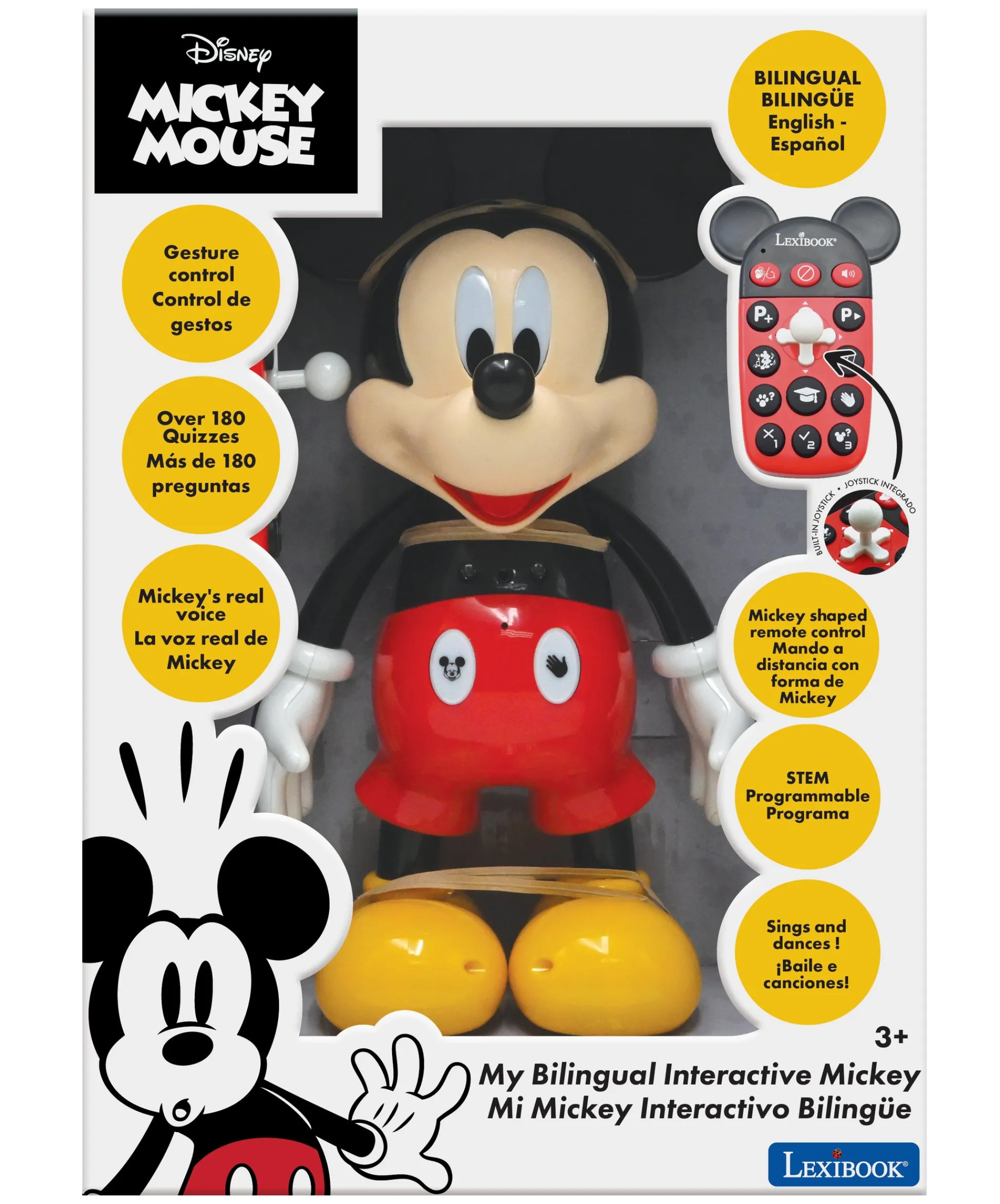 Lexibook Disney Mickey Bilingual Mickey Mouse Robot - Interactive Educational Toy* Preschool Education Toys & Activities