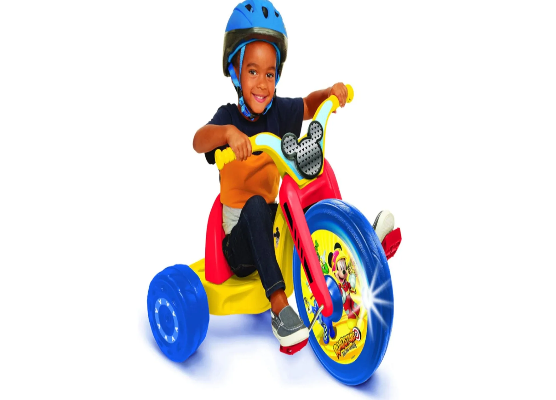 Macy's - Supplier Disney Mickey Mouse Roadster Racers 15-Inch Fly Wheel Ride-On* Ride-Ons|Ride-Ons & Push-Pull Toys