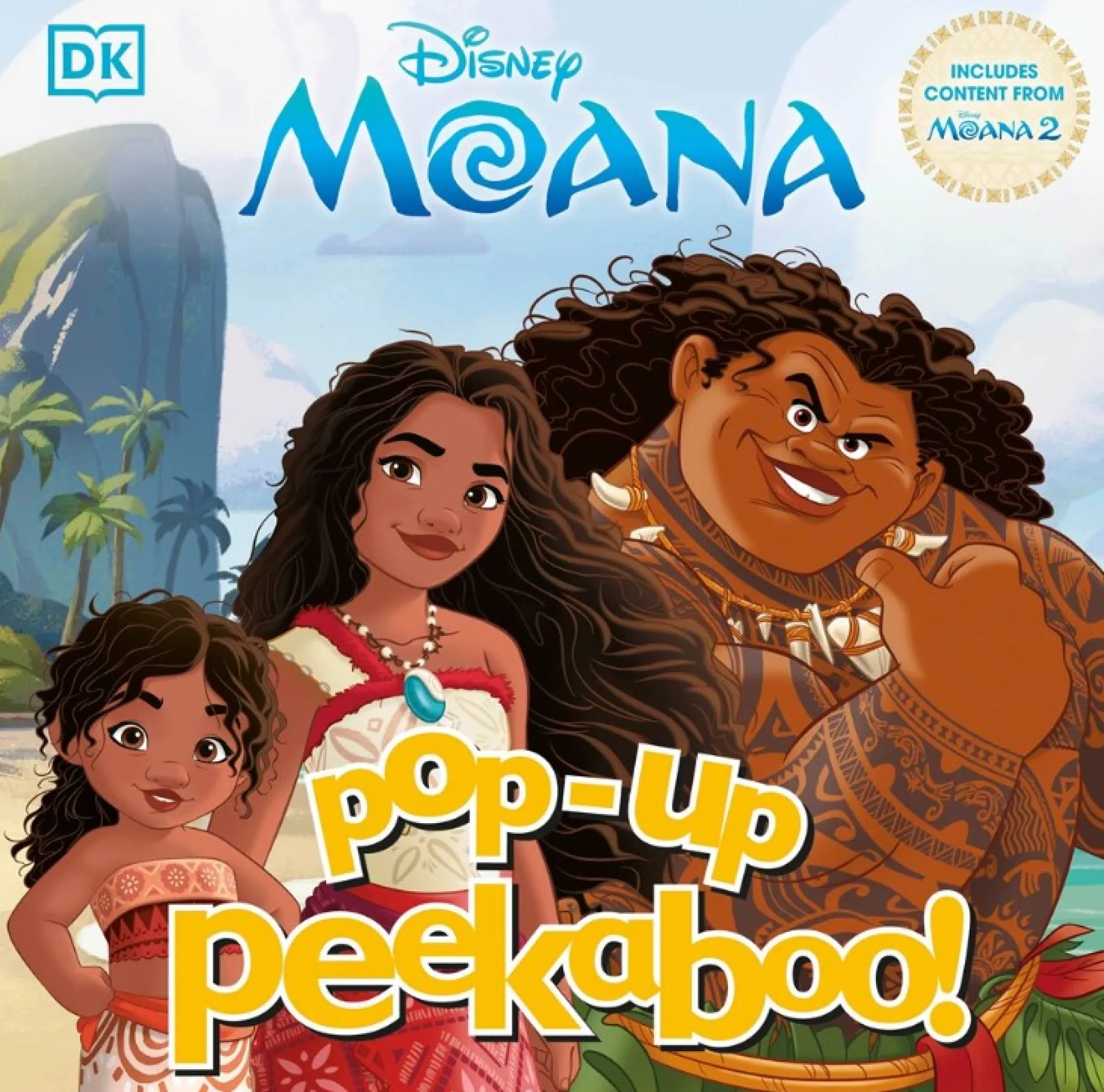 Readerlink Distribution Services Disney Moana Pop-Up Peekaboo! Interactive Board Book*Kids Reading, Writing & Speech|Kids Books