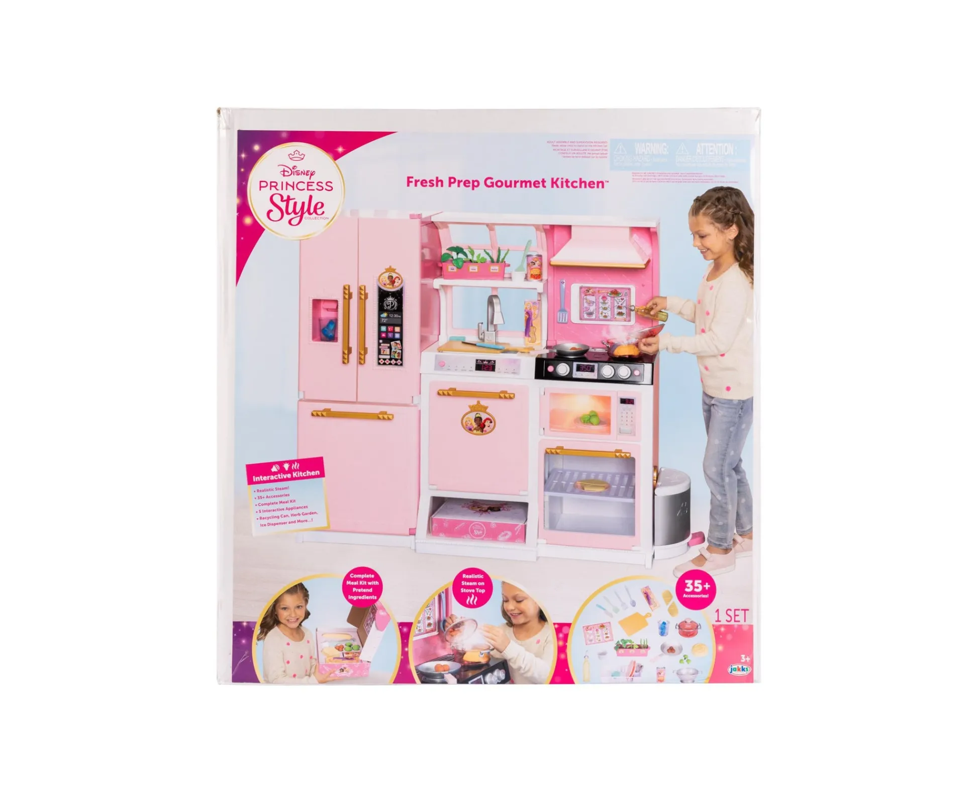 Macy's - Supplier Disney Princess Fresh Prep Gourmet Kitchen Playset* Kitchens & Play Food|Dress Up