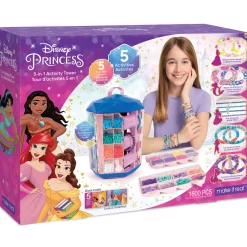Flat River Group Disney Princess 5-In-1 Activity Tower Jewelry Making Kit* Crafts & Activities