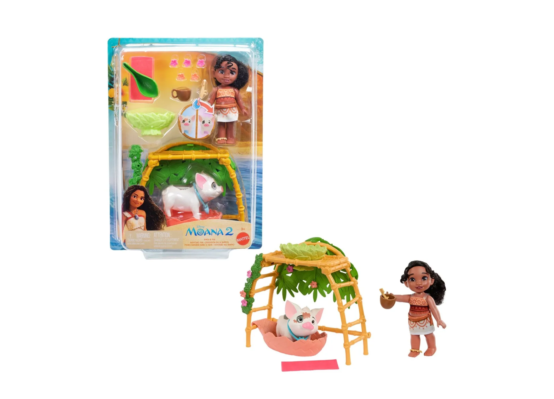 Macy's - Supplier Disney Princess Moana 2 - Simea and Pua Bathtime Fun Playset* Stuffed Animals & Plush Toys