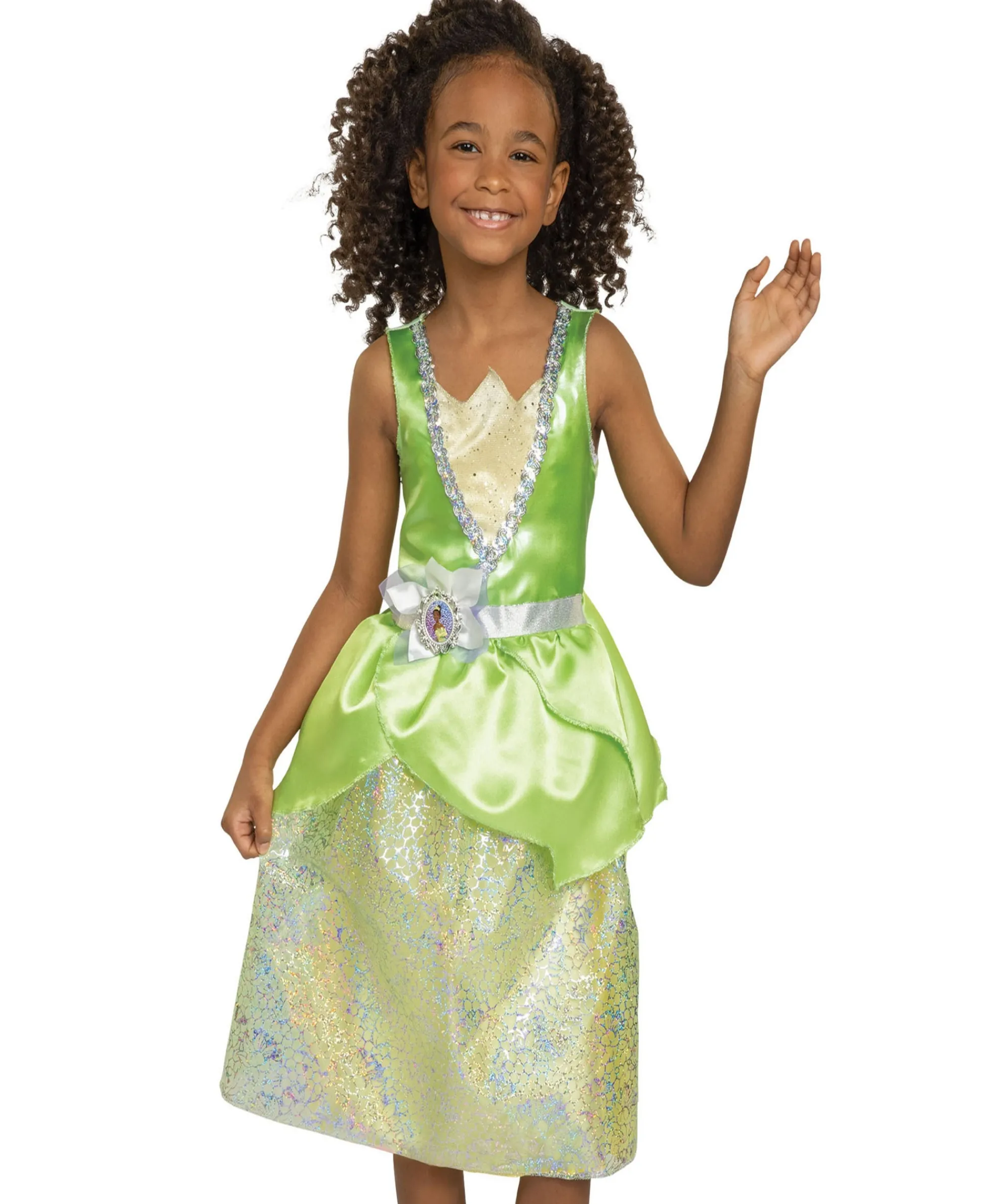 Macy's - Supplier Disney Princess Tiana Costume Dress - 100 Years of Wonder Edition* Dress Up & Accessories|Dress Up
