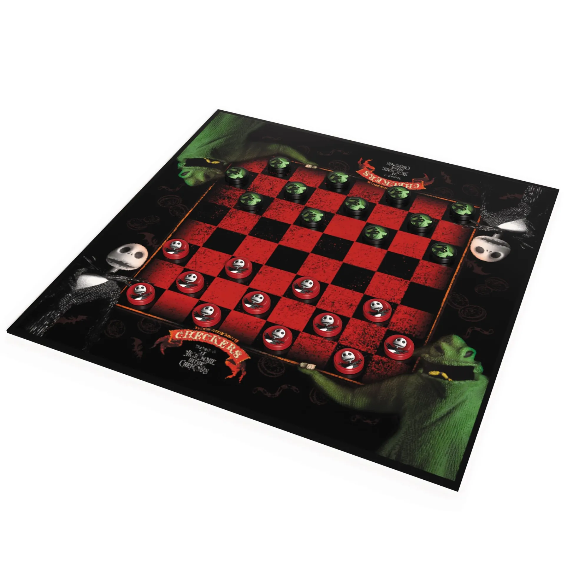 Educators Resource Disney Tim Burton's The Nightmare Before Christmas Checkers Game by USAopoly* Board Games|Role-Playing Games