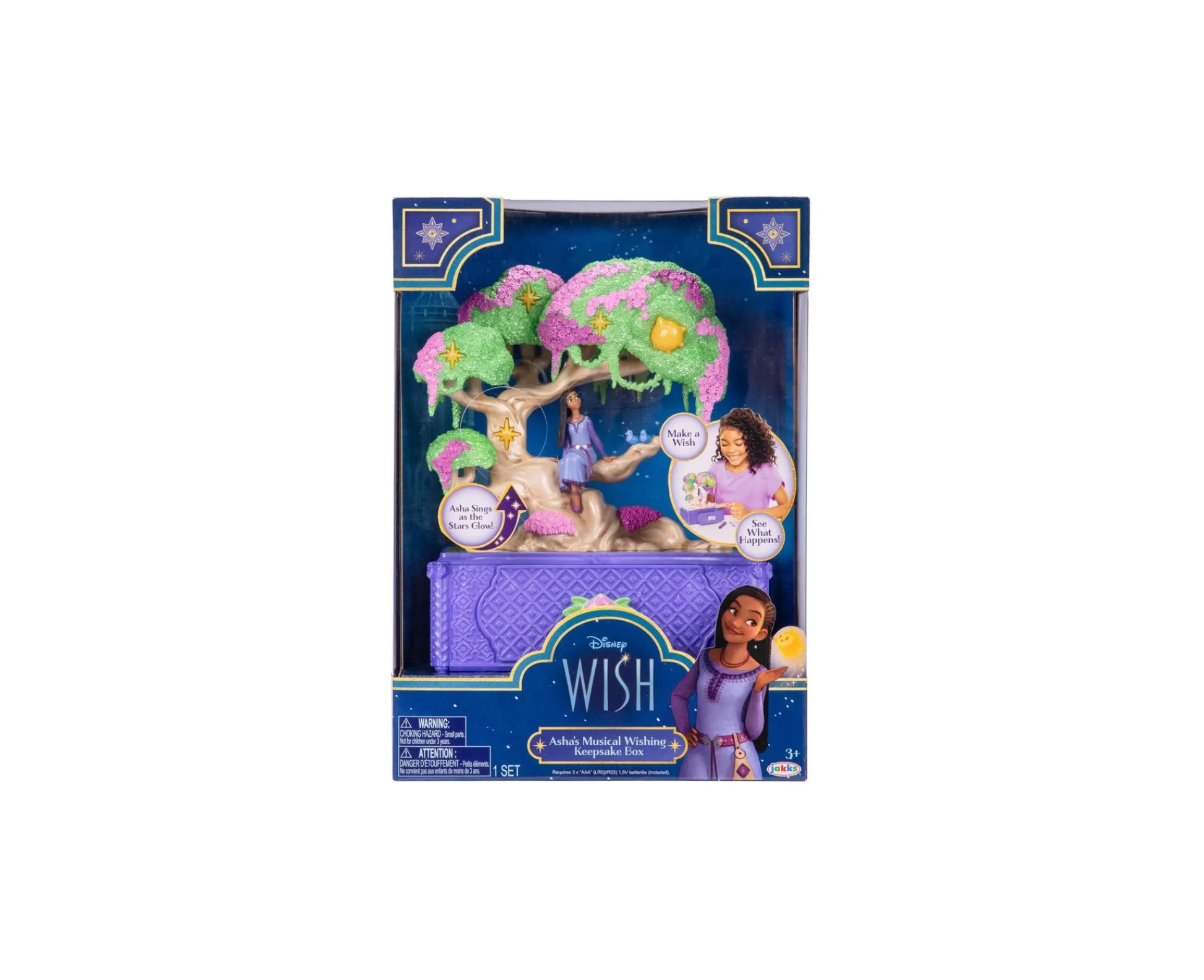 Macy's - Supplier Disney Wish Asha's Musical Wishing Tree Jewelry Box - Interactive Playset* Stuffed Animals & Plush Toys
