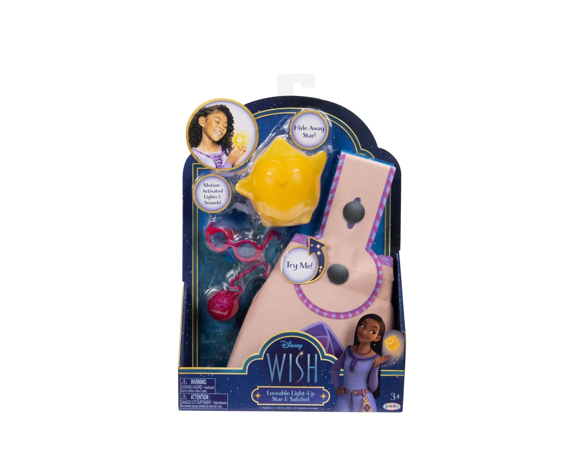 Macy's - Supplier Disney Wish Interactive Light-Up Star with Satchel - Role Play Toy* Dress Up & Accessories|Dress Up