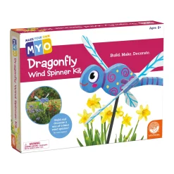 AreYouGame DIY Dragonfly Wind Spinner Craft Kit - Garden Art* Crafts & Activities