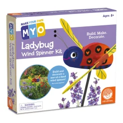 AreYouGame DIY Ladybug Wind Spinner Craft Kit - Create & Paint Your Garden Ornament* Crafts & Activities