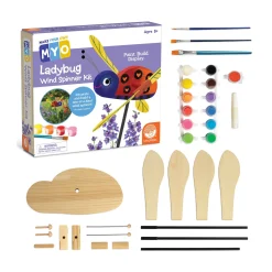 AreYouGame DIY Ladybug Wind Spinner Craft Kit - Create & Paint Your Garden Ornament* Crafts & Activities