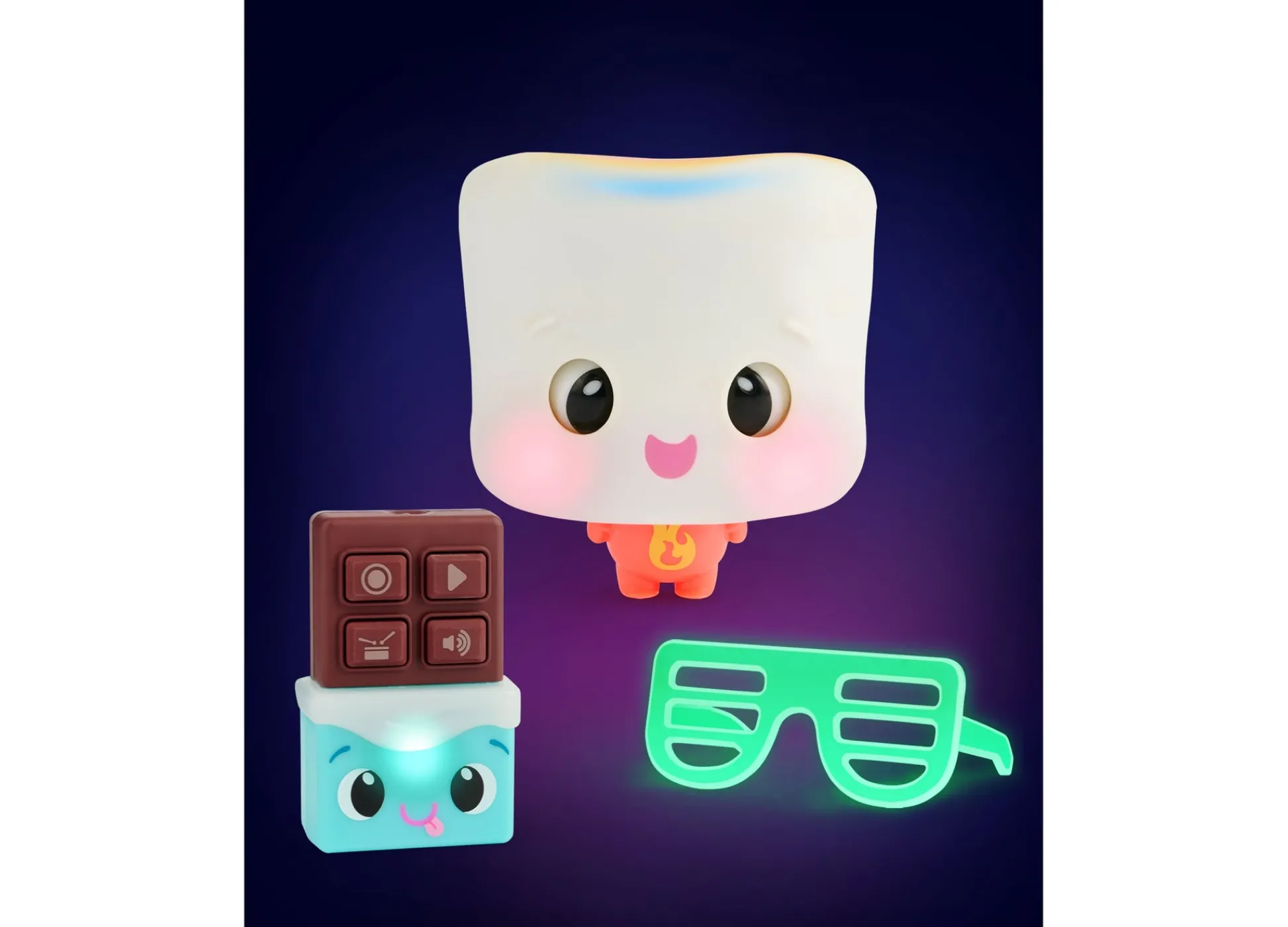 Macy's - Supplier DJ Mixer Mel Mix-A-Lot Interactive Marshmallow Toy with Glow-in-the-Dark Glasses* Preschool Education Toys & Activities