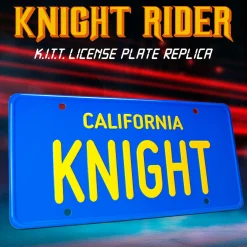 Flat River Group Doctor Collector Knight Rider 1:1 Scale K.I.T.T. License Plate Replica* Model Cars