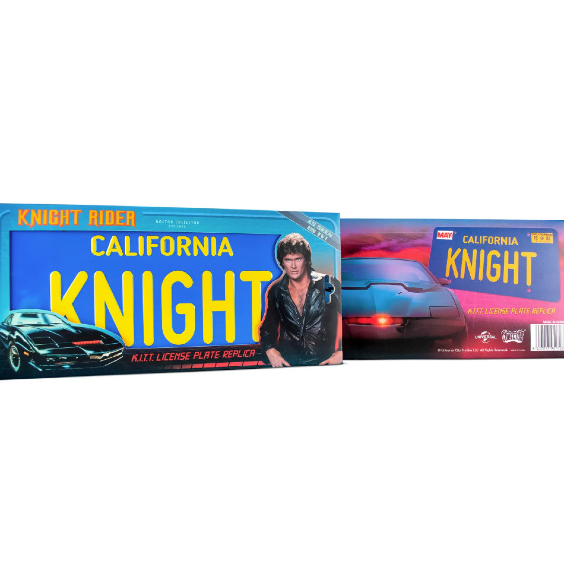Flat River Group Doctor Collector Knight Rider 1:1 Scale K.I.T.T. License Plate Replica* Model Cars