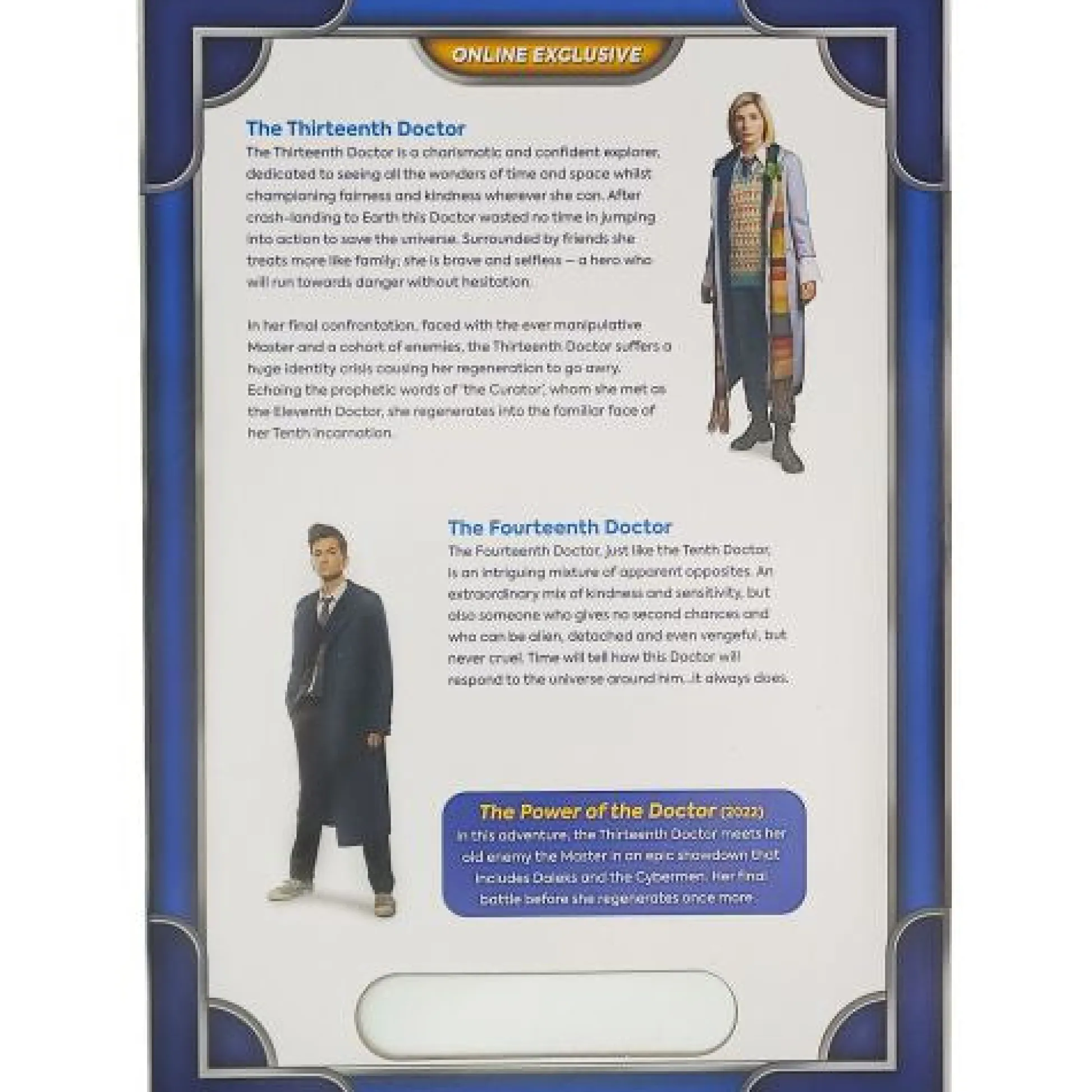Calendar Holdings, LLC Doctor Who Regeneration Set: 13th and 14th Doctors Collector's Edition* Collectible Figures & Playsets