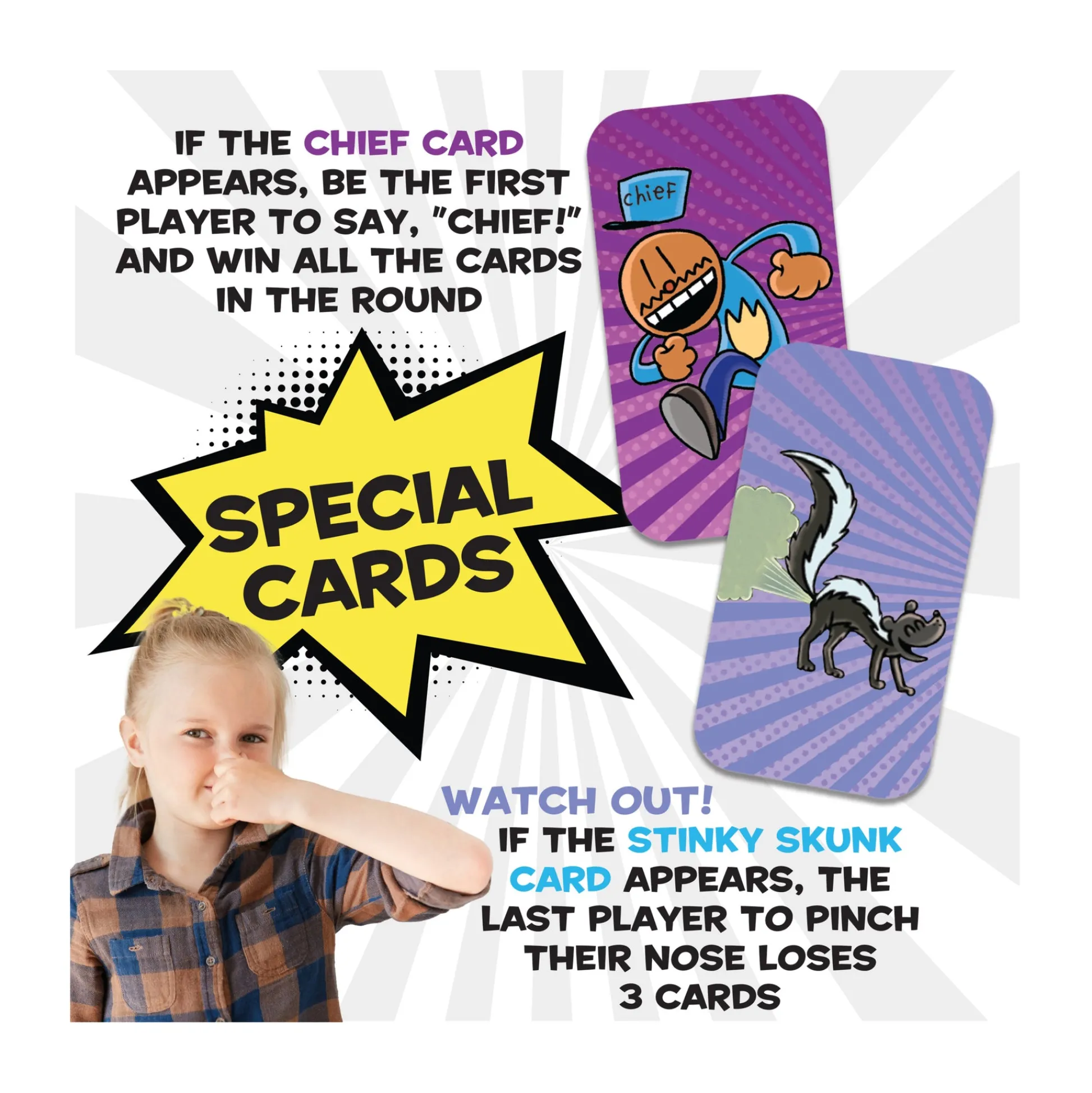 AreYouGame Dog Man Supa Buddies Quick-Flip Card Game* Card Games