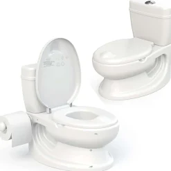 Flat River Group Dolu Educational Toddler Potty - White, Ages 18mo+* Developmental Toys