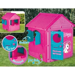 Flat River Group Dolu Toys My First House: Unicorn Playhouse - Pink* Tents, Tunnels & Playhouses|Dress Up