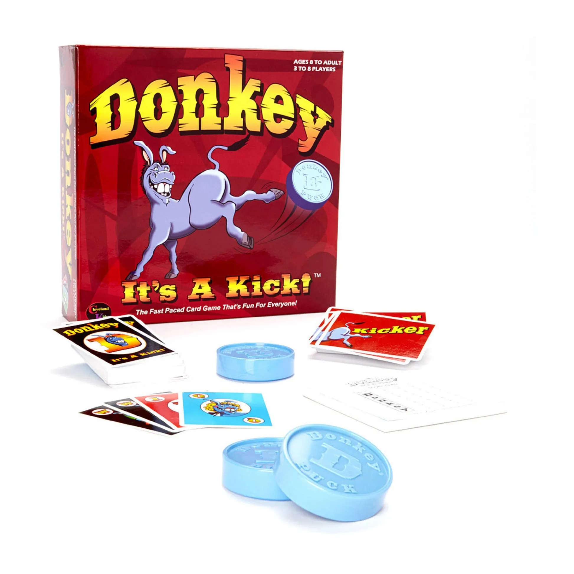 AreYouGame Donkey It's a Kick! Wild Card Game* Card Games|Social & Emotional Skills