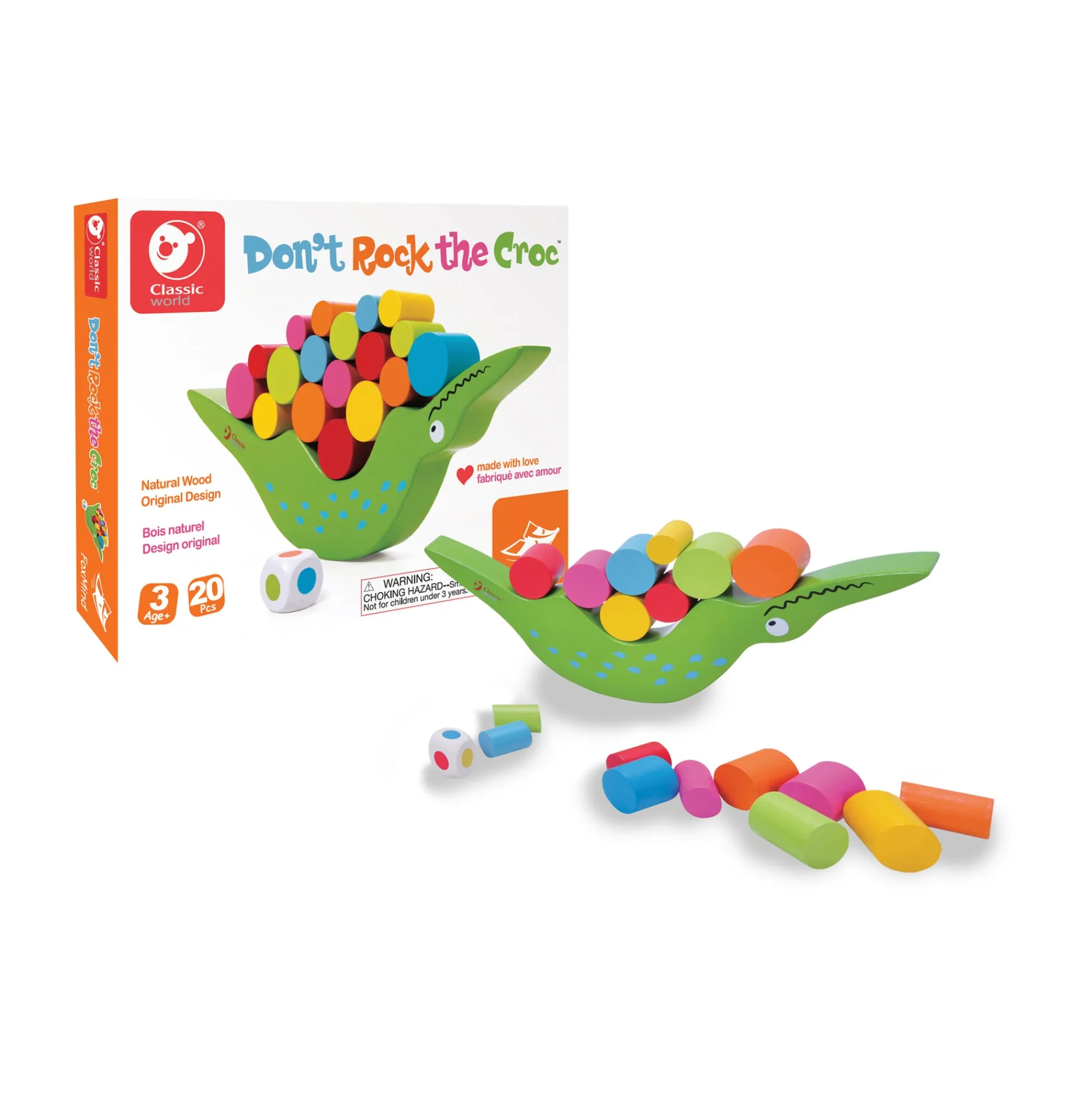 AreYouGame Don't Rock the Croc Balance & Strategy Game* Role-Playing Games|Board Games