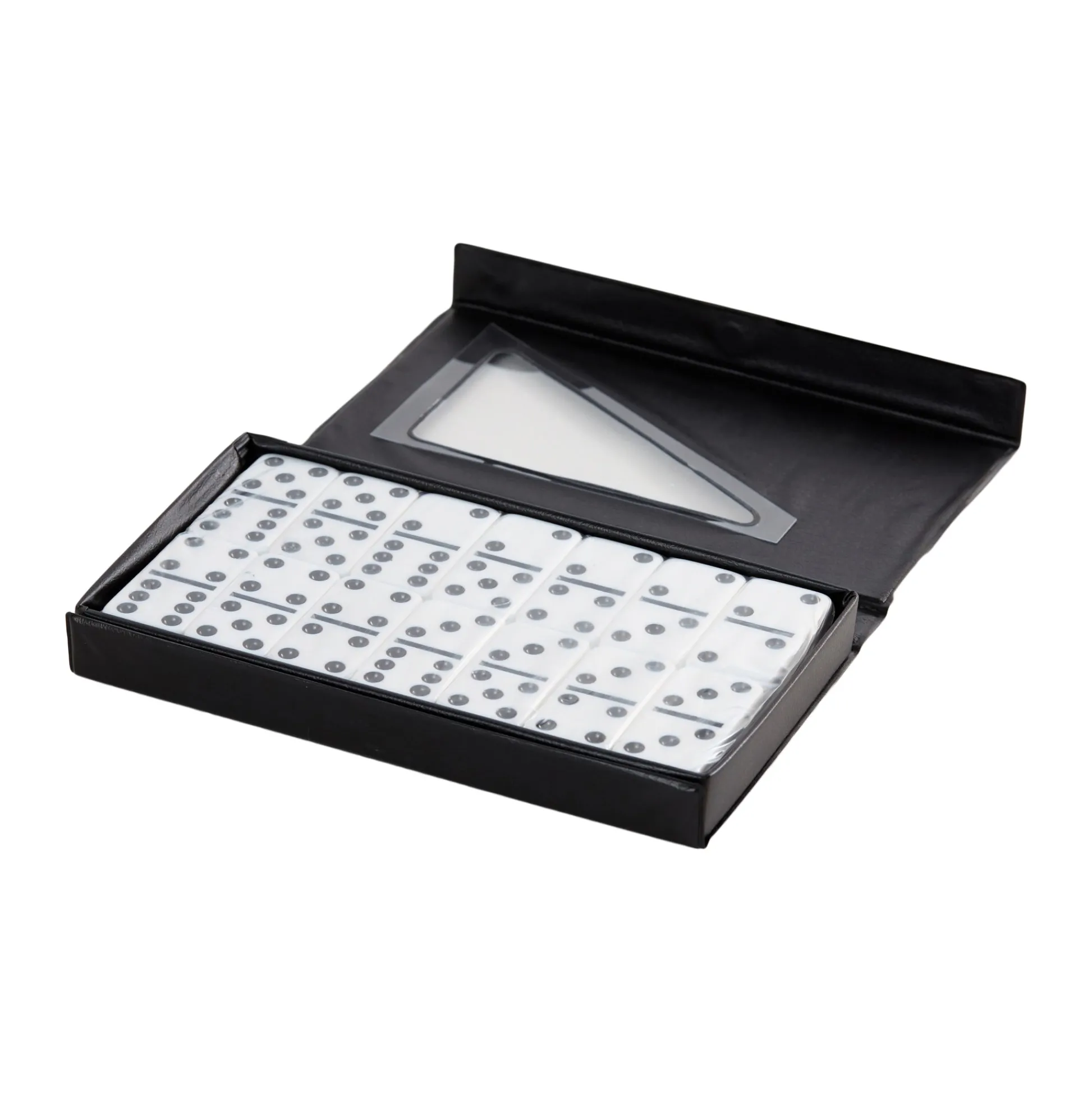 AreYouGame Double 6 Black Dot Dominoes Professional Size Game Set* Dominoes & Tiles Games