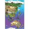 Educators Resource Dowling Magnets Animal Magnetism Magnetic Wildlife Map Puzzle - Asia & Australia* Puzzles