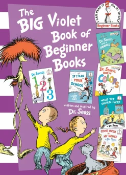Readerlink Distribution Services Dr. Seuss Big Violet Book 6-Book Beginner Set - Hardcover*Kids Reading, Writing & Speech|Kids Books