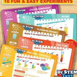 Flat River Group Dr. STEM Chemistry Adventure Set - 10 Experiment Kit for Kids Age 5+* Science Toys