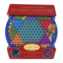 AreYouGame Dragon Duel Chinese Checkers & Traditional Checkers Game Tin* Role-Playing Games|Board Games