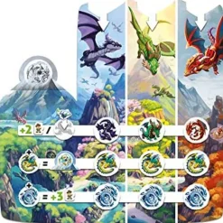 Flat River Group Dragon Parks Fantasy Drafting Board Game* Role-Playing Games|Board Games