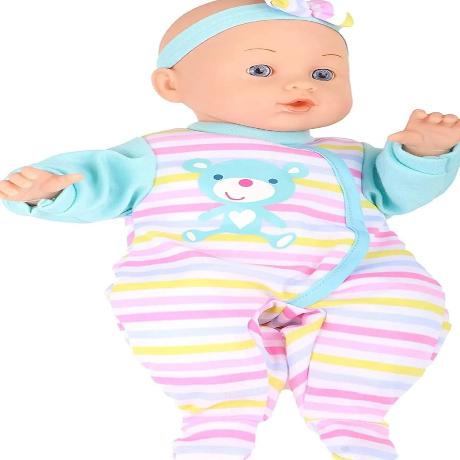 Flat River Group DREAM COLLECTION 14-inch Interactive Chatter & Coo Baby Doll* Social & Emotional Skills|Interactive Dolls & Pets