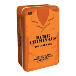 AreYouGame Dumb Criminals Card Game Tin – A Quiz Game of Hilarious Heists* Card Games