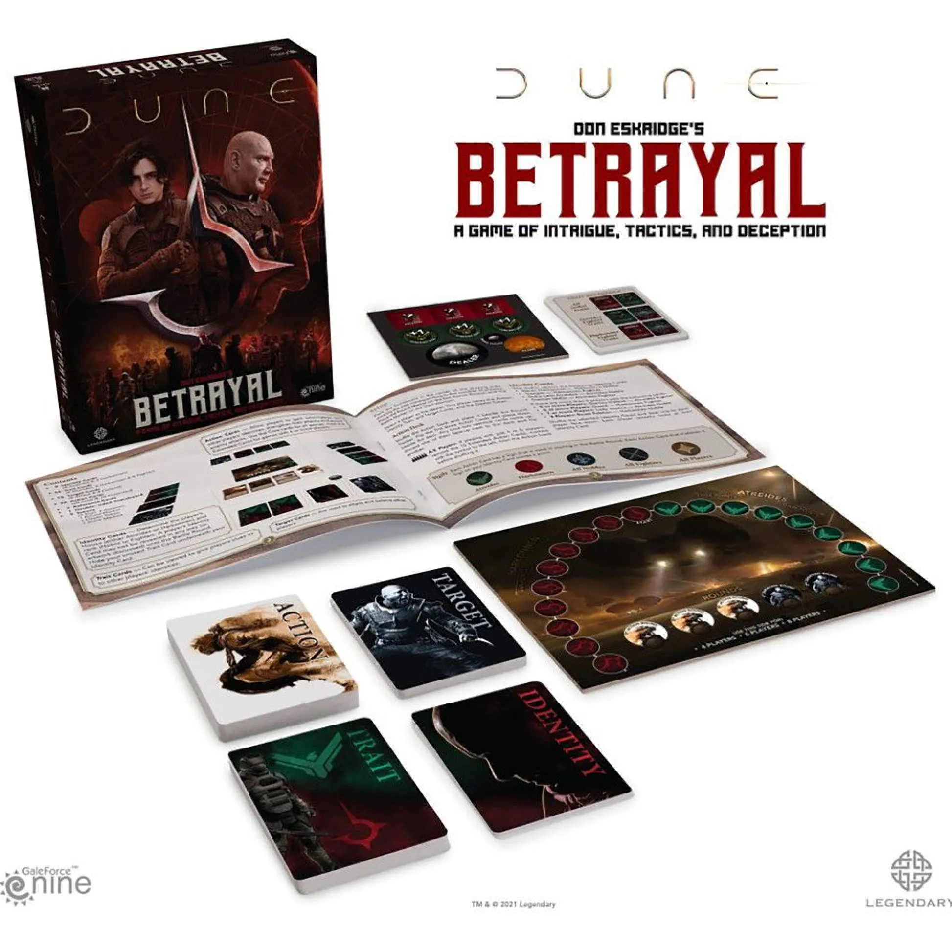 Flat River Group Dune: Betrayal Hidden Role Social Deduction Board Game* Board Games|Role-Playing Games
