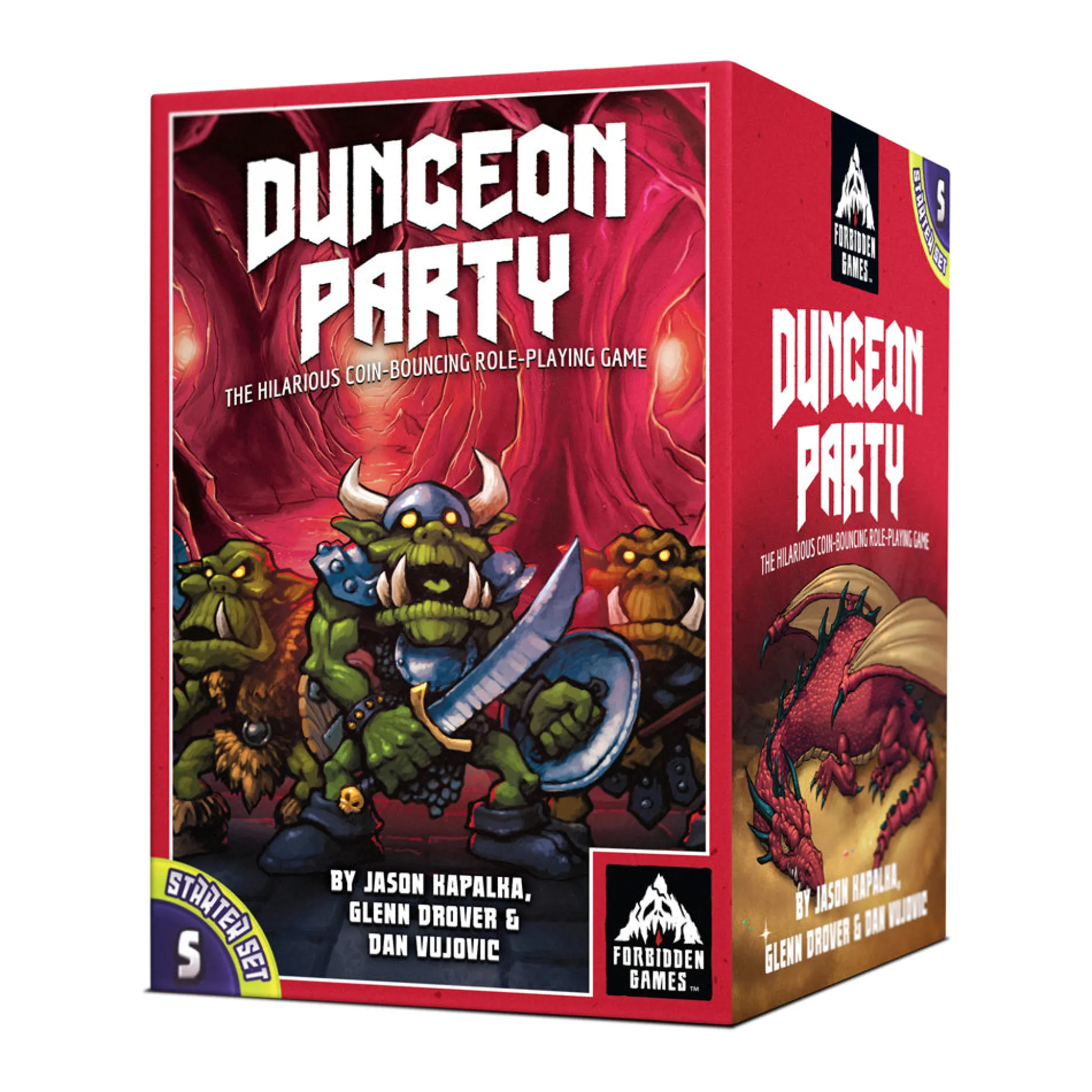 AreYouGame Dungeon Party Starter Set - Social Role-Playing Coaster Game* Board Games|Role-Playing Games