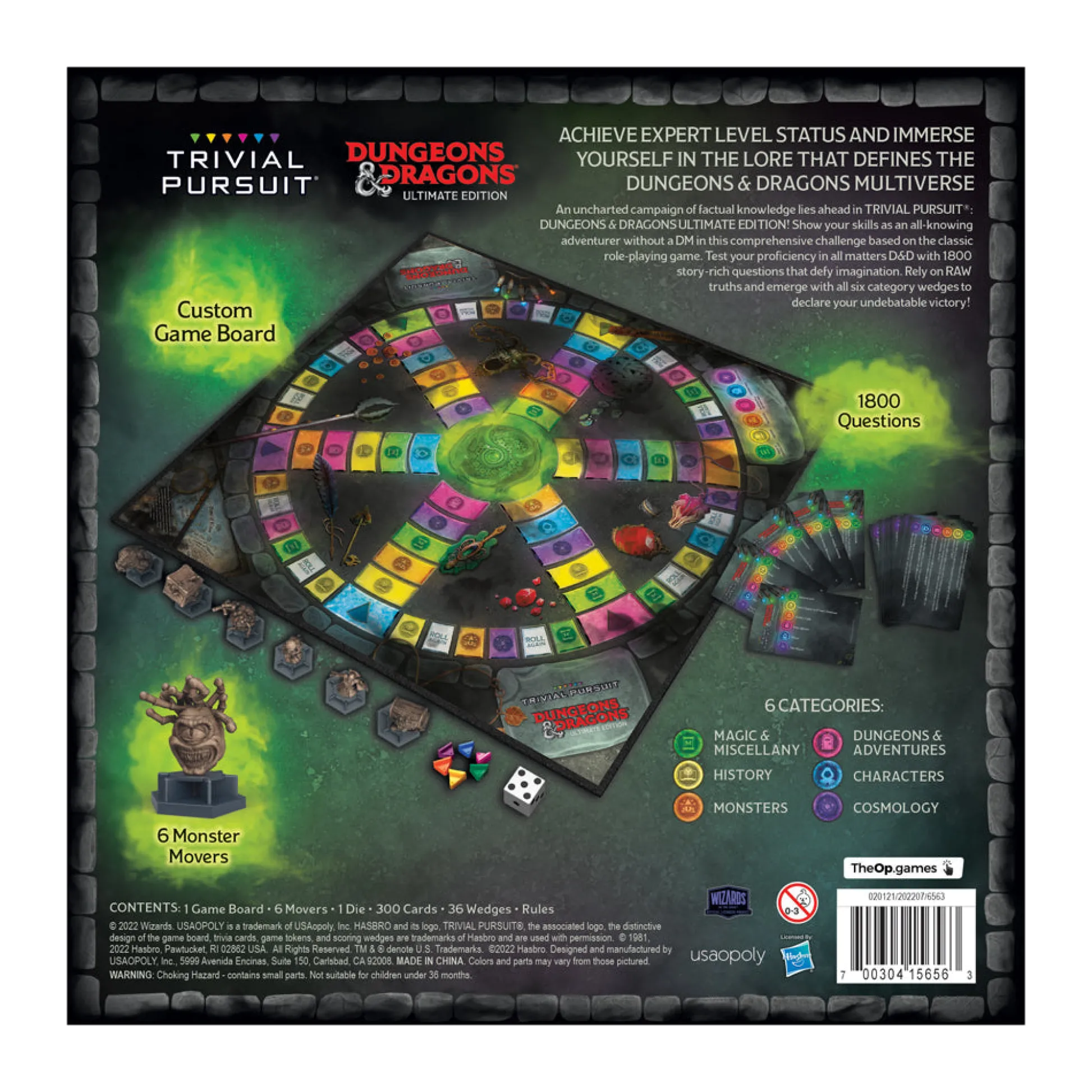 AreYouGame Dungeons & Dragons Trivial Pursuit Ultimate Edition Board Game* Board Games|Role-Playing Games
