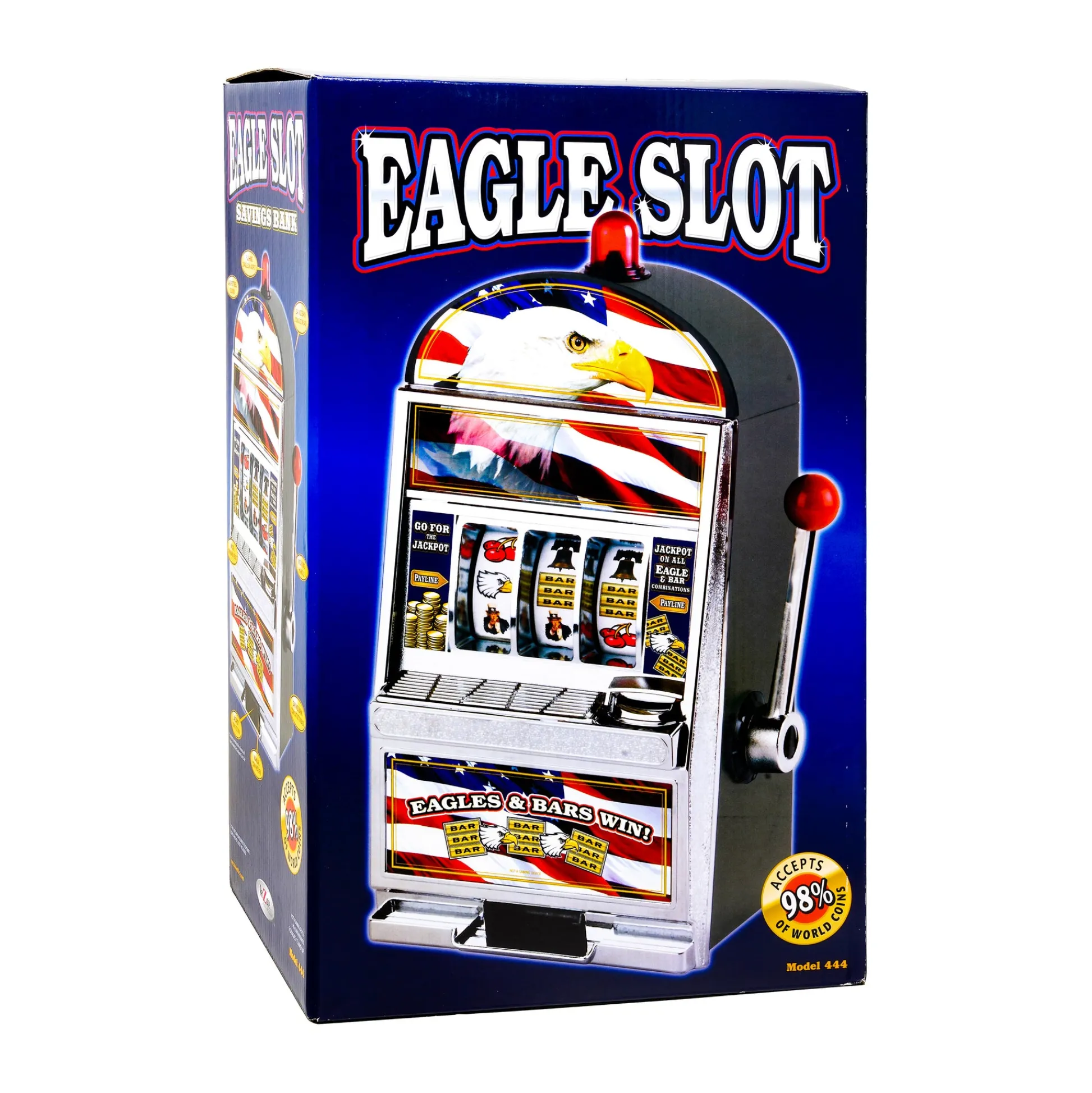 AreYouGame Eagle Slot Savings Bank: Patriotic Casino-Style Fun* Classic Games